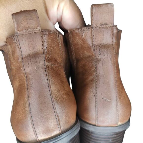 Sam & Libby Faux Leather Combat Booties Boots - Picture 2 of 15